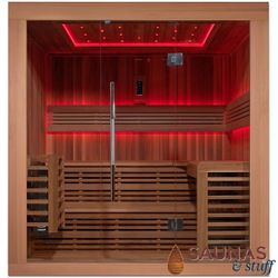Large Traditional Sauna With Steam With Warranty! 