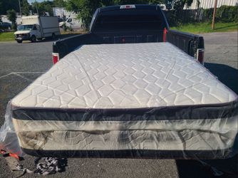 15 inch Queen size mattress pillowtop jumbo 1pc special especial venta de colchones