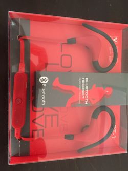 Workout Bluetooth wireless headphones.
