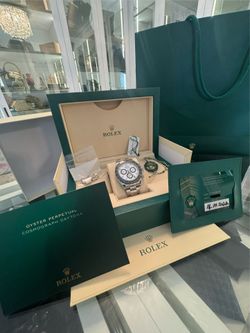 2022 Rolex Oyster Perpetual Cosmograph Daytona Panda 116500LN Full Complete Set