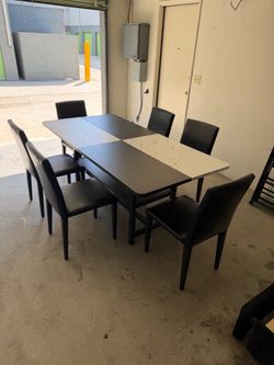 6 seat dining table  set