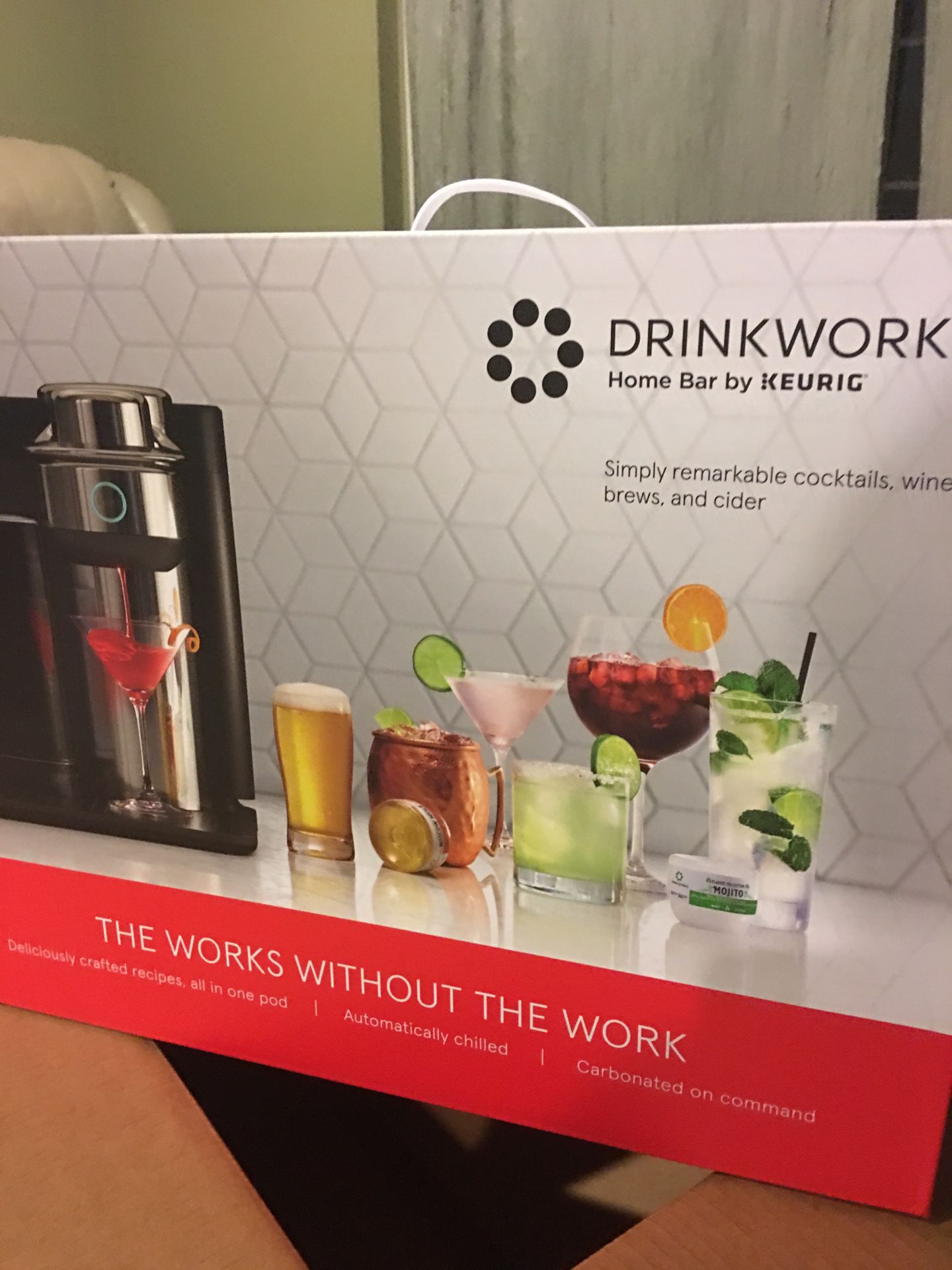 Labor Day weekend sale only!! BRAND NEW!! Drinkworks by Keurig Home Bar