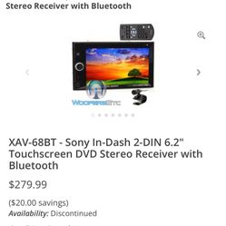 Sony Double Din  Stereo 