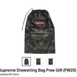 Supreme Drawstring Bag (FW25)
