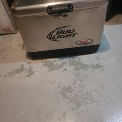 Bud Light Metal COOLER