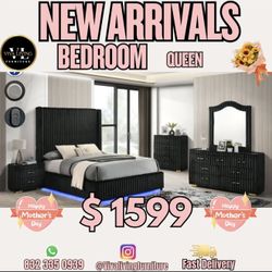 Offer Bedroom Set 5pc Queen 🚛🥳🤓😎