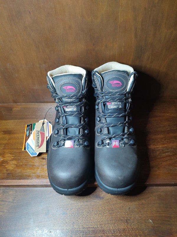 NWT Avenger Womens Brown Work & Safety Boots Size 6.5   