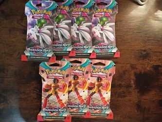 Lot of 7 Pokemon Paradox Rift booster packs