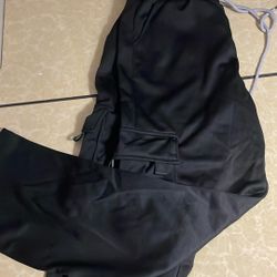 Drawstring Cargo Sweatpants