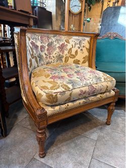 Antique made by Schumacher beautiful club chair