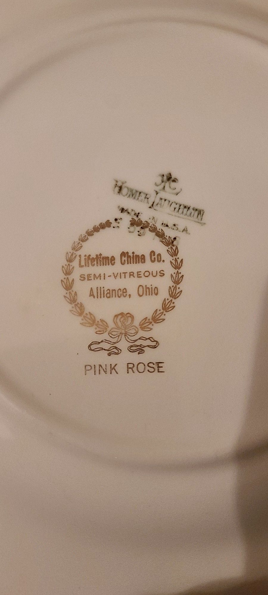 Pink Rose China Set