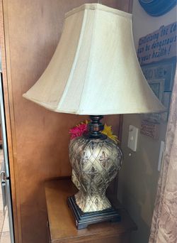 Table Lamp with Bell Shade