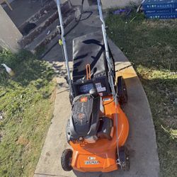 Shop YARDMAX 21 in. 170cc 3-in-1 Gas Walk Behind Push Lawn Mower with High Rear Wheels