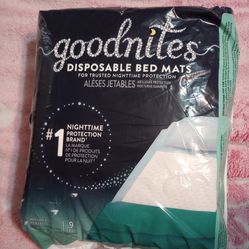 Goodnites Disposable Bed Pads 9 Count