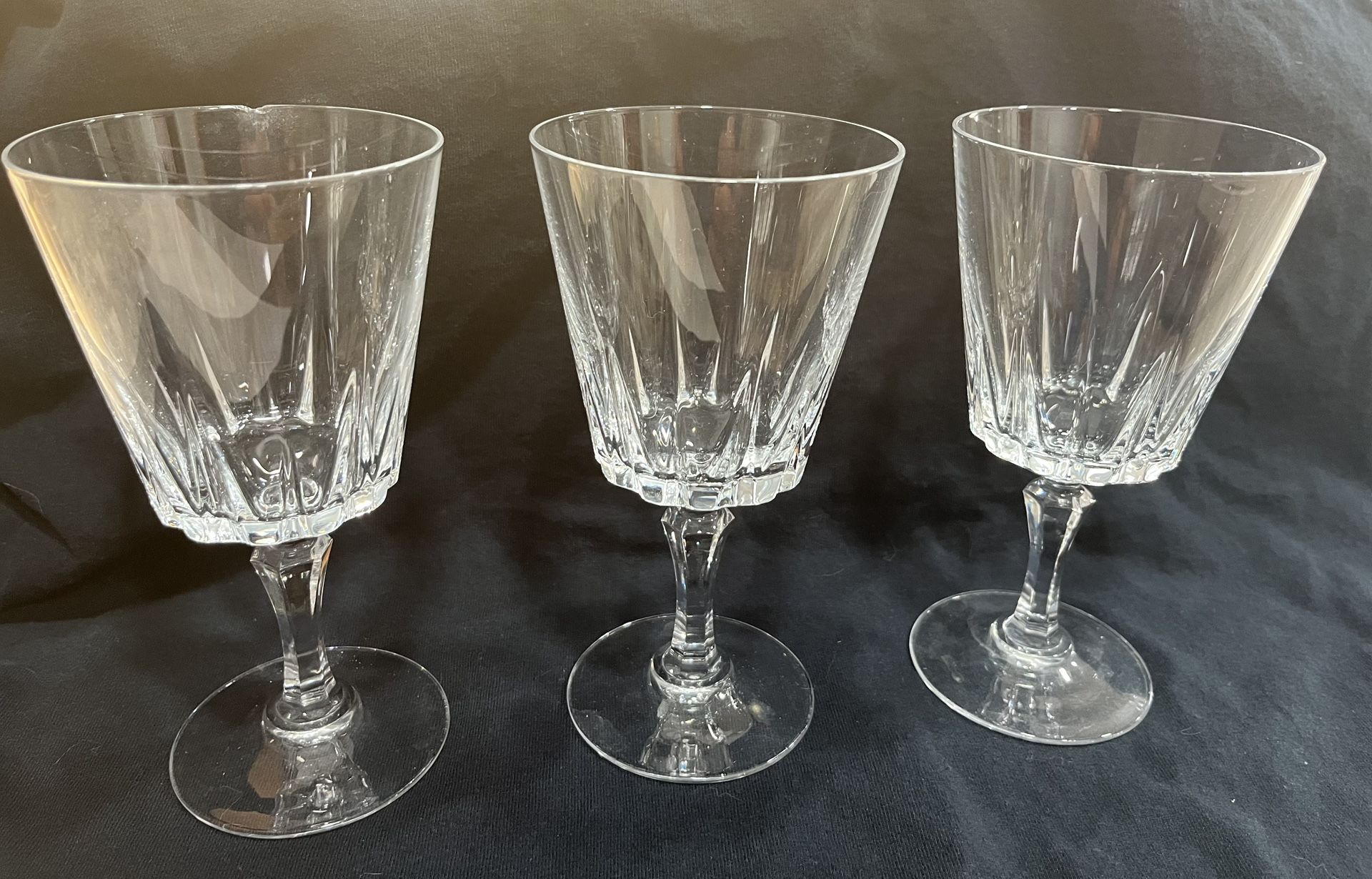 Vintage Versailles Wine Glasses by Cristal D’Arques