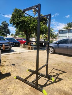 Solid Steel Pull up tower and Dip Station "One Piece  Welded Tower"