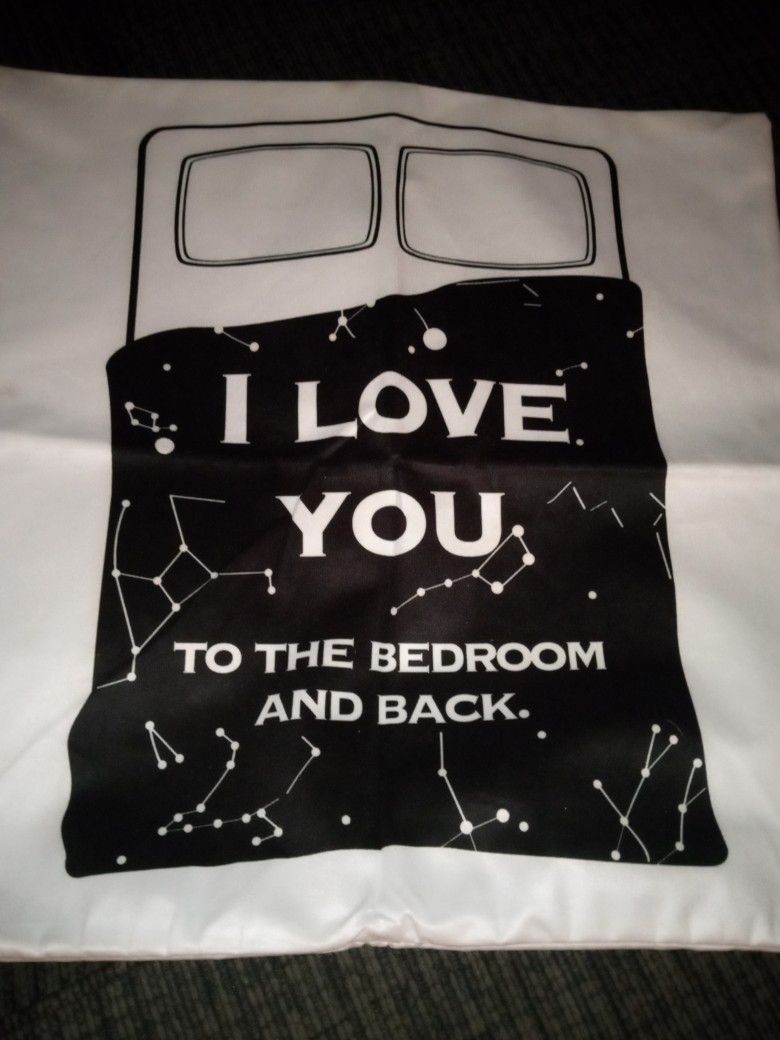 Pillow Case Cover (I Love You)