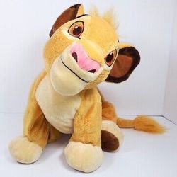 isney Parks Authentic Original The Lion King SIMBA Cub 20" Plush Stuffed AnimalDisney