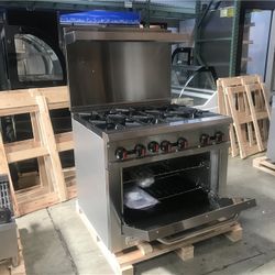 NSF 36” 6 burners Oven Ranges HFSO-36