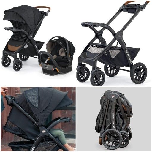Chicco Bravo Primo Trio Travel System Stroller Car Seat