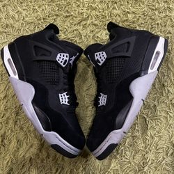SUPER CLEAN Jordan 4 Retro Black Canvas Size 11 NO BOX