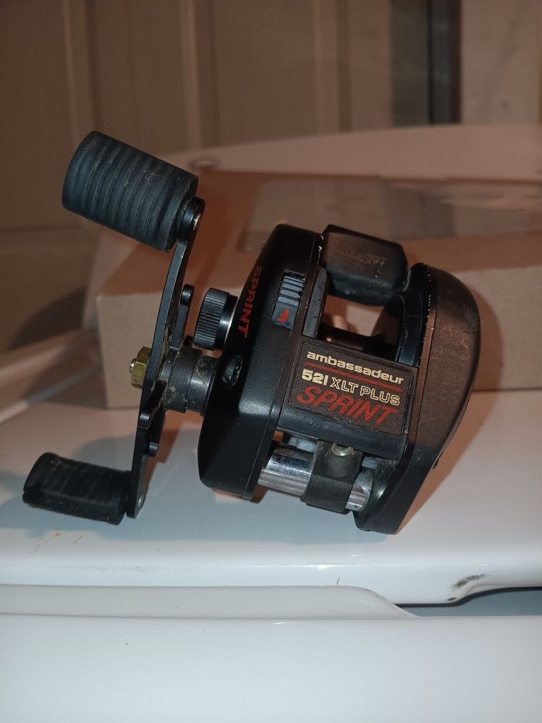 Vintage Abu Garcia Ambassadeur 521 Xlt PLUS Sprint Reel