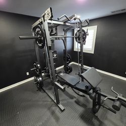 Smith Machine 2001 | Multi-Use Adj Bench | Gym Equipment | Fitness | Squat Rack | Excercise |🔴WEIGHTS AND BARBELL SOLD SEPARATELY 🔴 FREE DELIVERY 🚚