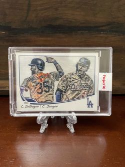 Topps Project 70 C. Bellinger / C. Seager (by Lauren Taylor)