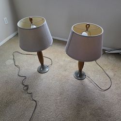 2 Night Stand Lamps