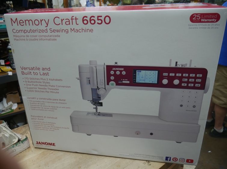 Janome MC6650 Sewing Machine new