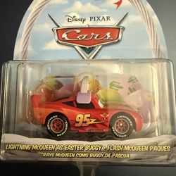Disney Pixar Cars Lightningtt McQueen Easter Buggy Toy Car