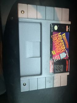 Exertainment Mountain Bike Rally Snes “ Rare”