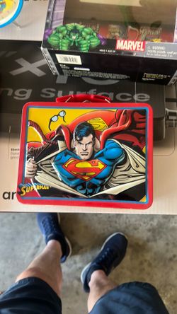 Superman metal lunch box
