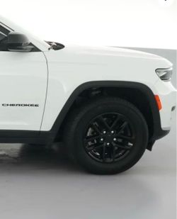 18" Gloss Black Wheel Skin Set for Jeep Grand Cherokee Laredo (2021-25)