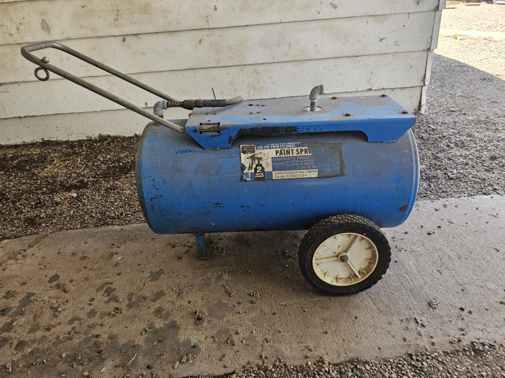 100psi Twin Cylinder Paint Sprayer