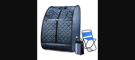 Sunakie Portable Foldable 800W Personal Steam Sauna w/ Remote