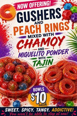 Chamoy peach rings
