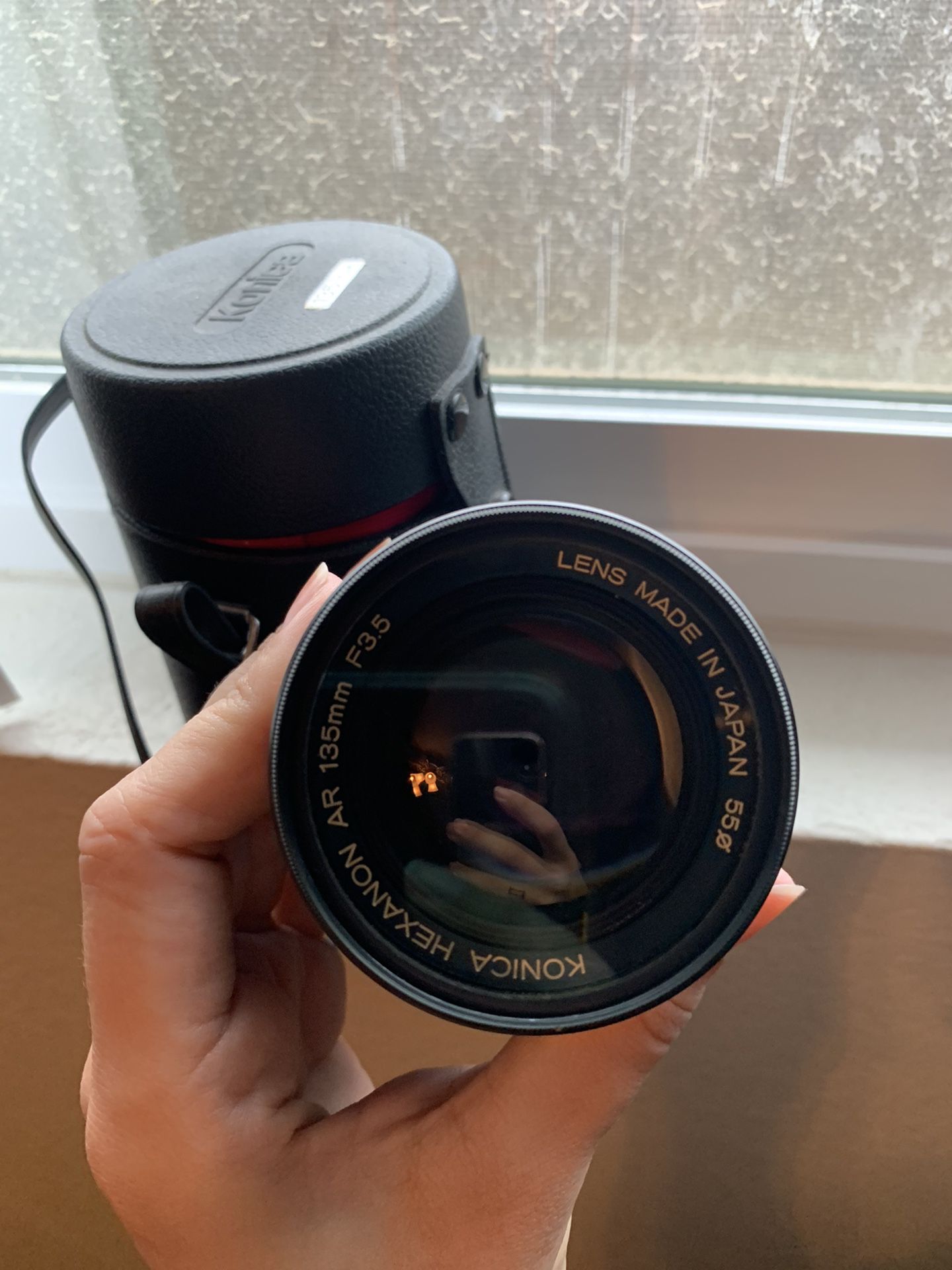 Konica camera lens