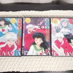 Inuyasha Anime Tv Show  Lot ot 3 Box Sets Dvds Disc 1-3 Japanese Animation Manga