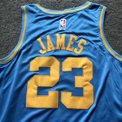 LA Lakers #23 LeBron James Bape Yellow Jersey