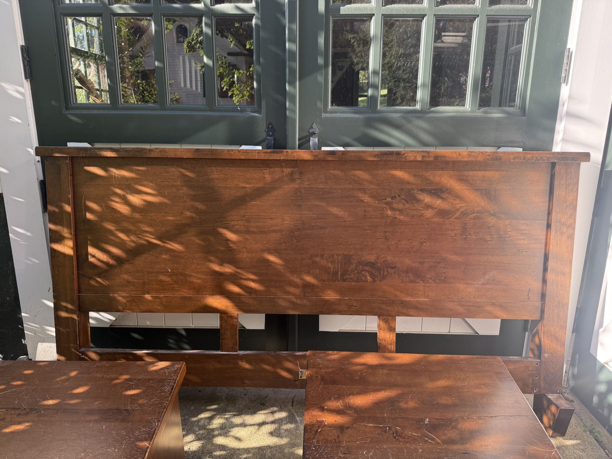 Pottery Barn Sumatra King Bed Frame And Nightstand 