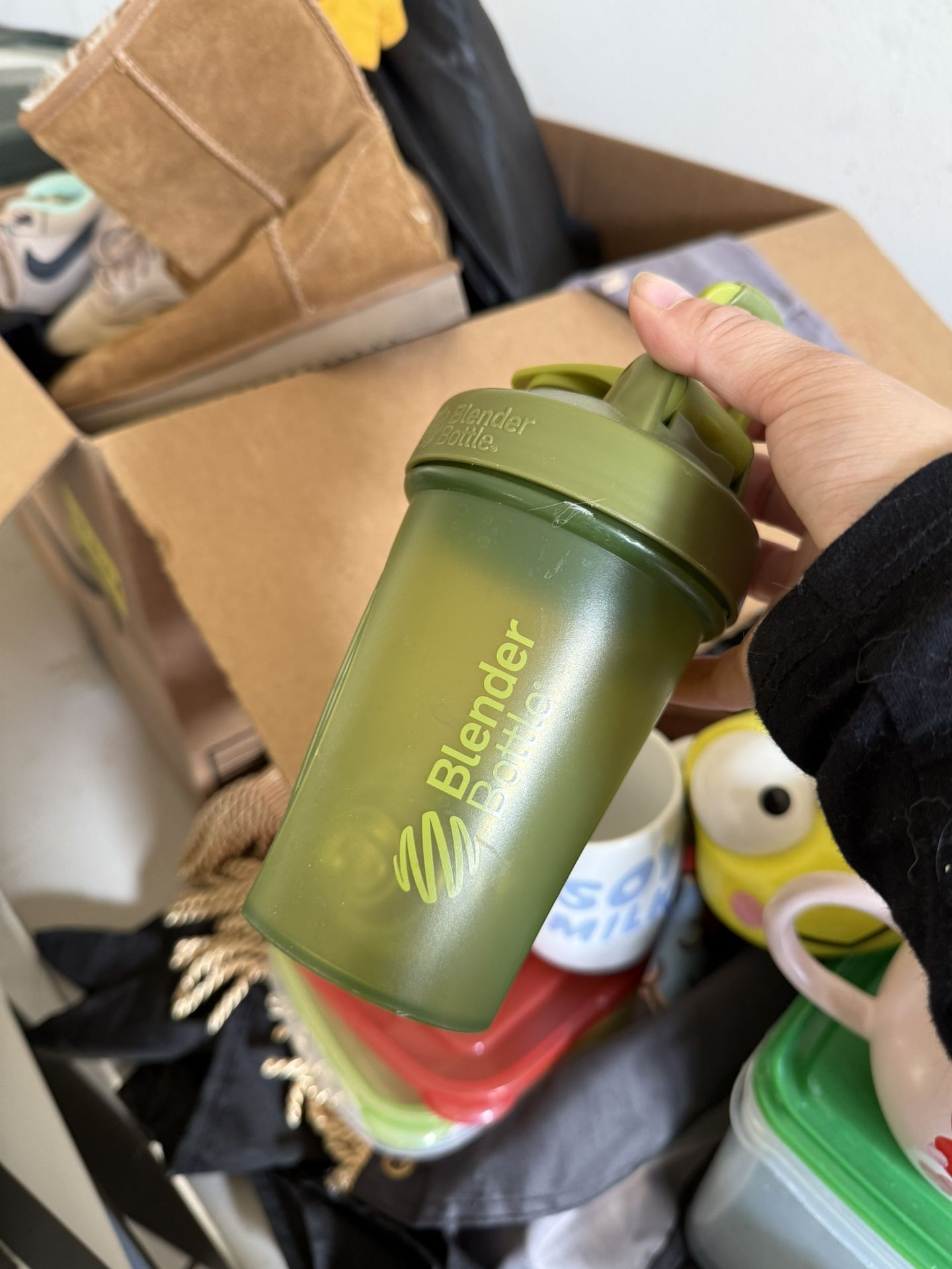 Green Shaker Bottle