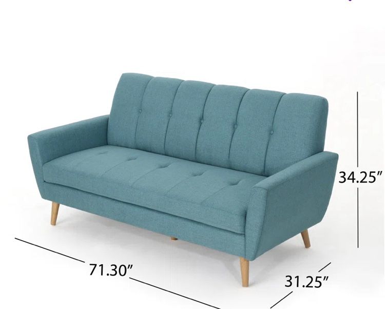 Mid century Sofa And Love Seat