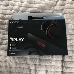 COBY 3- in-1 Bluetooth Combo Pack ( Bluetooth Speaker, Headphones, and Earbuds)