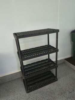 Heavy Duty Plastic Garage/Basement storage rack/shelf
