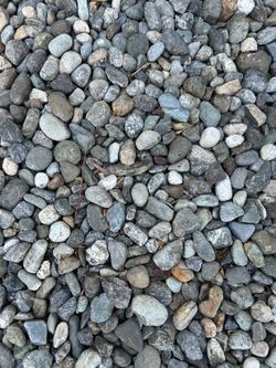 River rocks 1” plus  Rocks , 350 sq ft