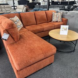 New L Shape Spice Sectional For $899. Delivery Available 