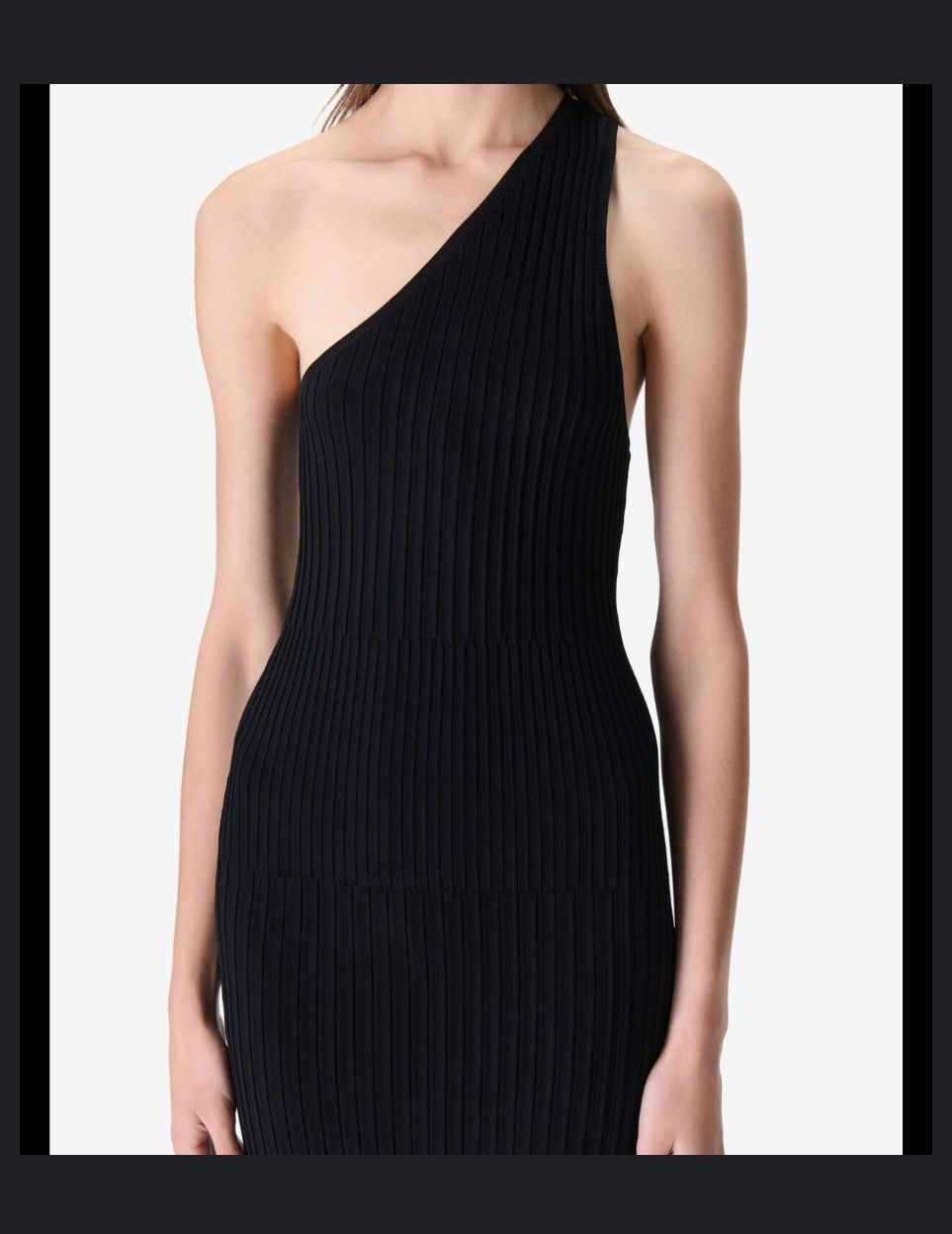 Spooky Chic! Black One-Shoulder Halloween Dress – Medium