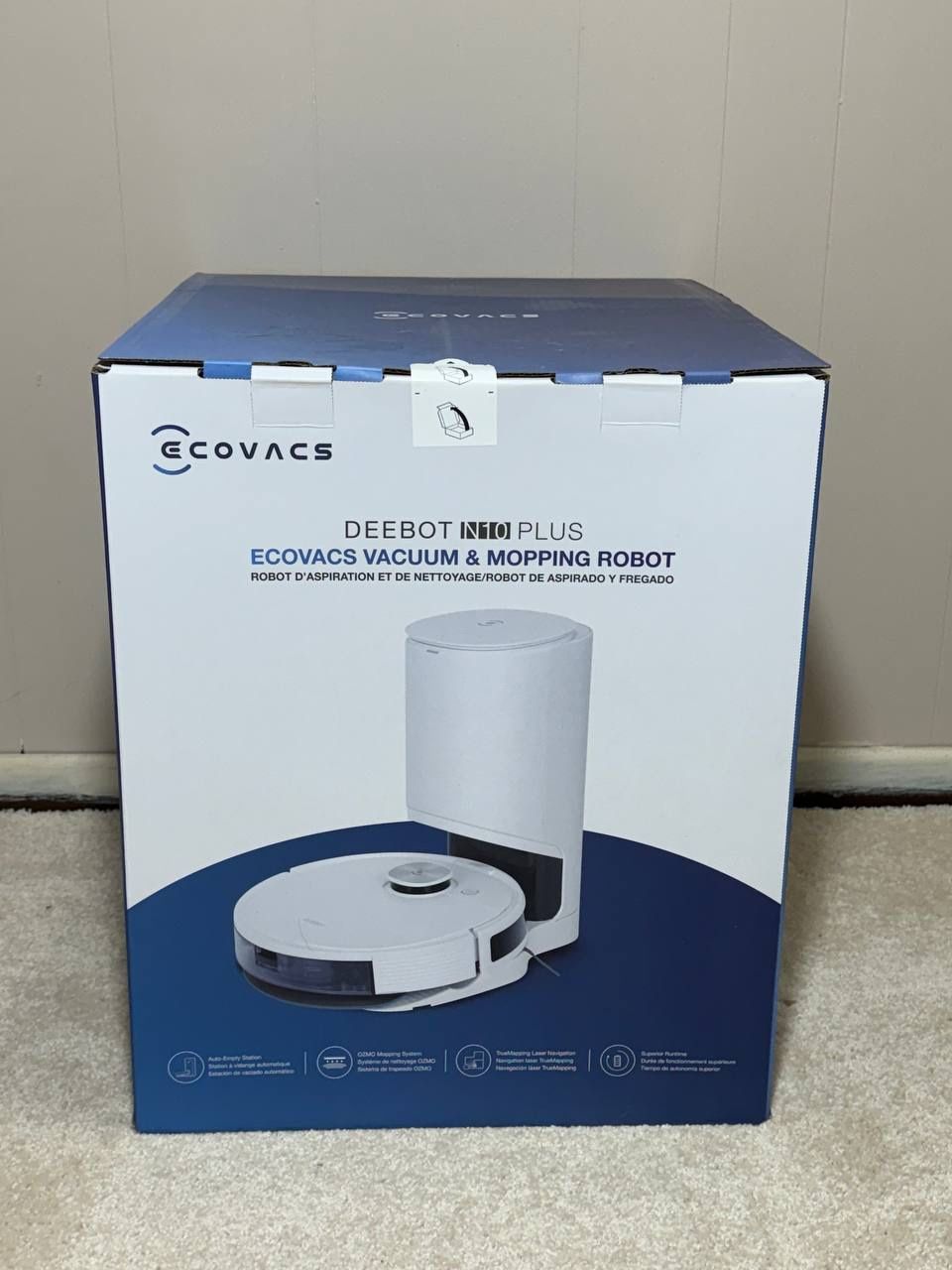 ECOVACS DEEBOT N10 MAX PLUS Robotic mopping Vacuum