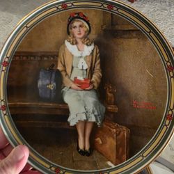 The Norman Rockwell collector plate "A Young Girl's Dream" 